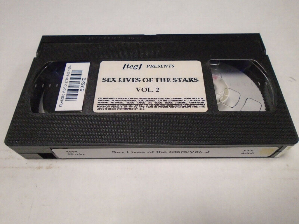 Sex Lives of the Stars Vol 2 1998 95mins Adult VHS 021819AMP