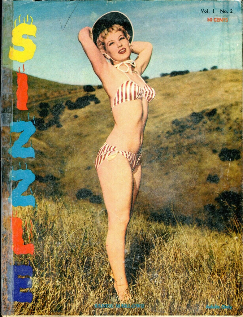 Sizzle Magazine Sande Marlowe vol.1 #2 1959 101019lm-ep