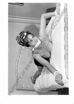 Adult Photo Vintage B&W 4x5 Bondage Beautiful Blonde Bound Dominated 426XU