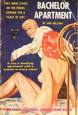 Bachelor Apartment Novel by Don Holliday 1961 Nightstand Book 042314lm-epa2