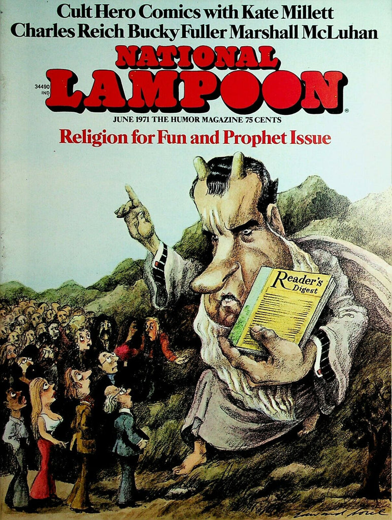 National Lampoon Magazine Religion For Fun And Prophet June 1971 062620lm-ep