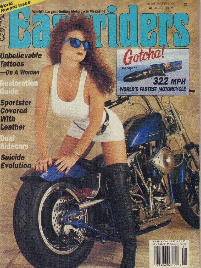 Easyriders Adult Magazine Unbelievable Tattoos November 1990 051618REP