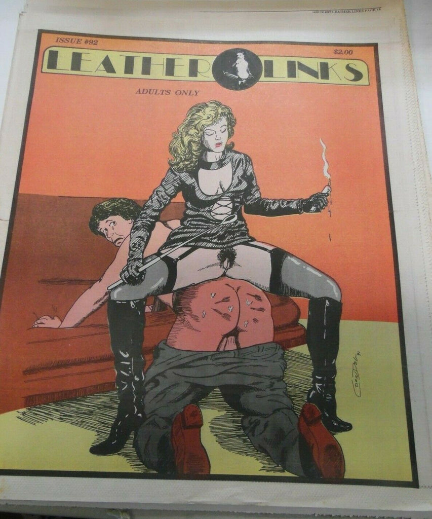 Leather Links Newspaper Damp Revenge #92 1991 012920lm-ep2
