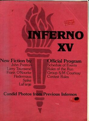 Inferno XV Gay Official Program 1986 040618lm-ep