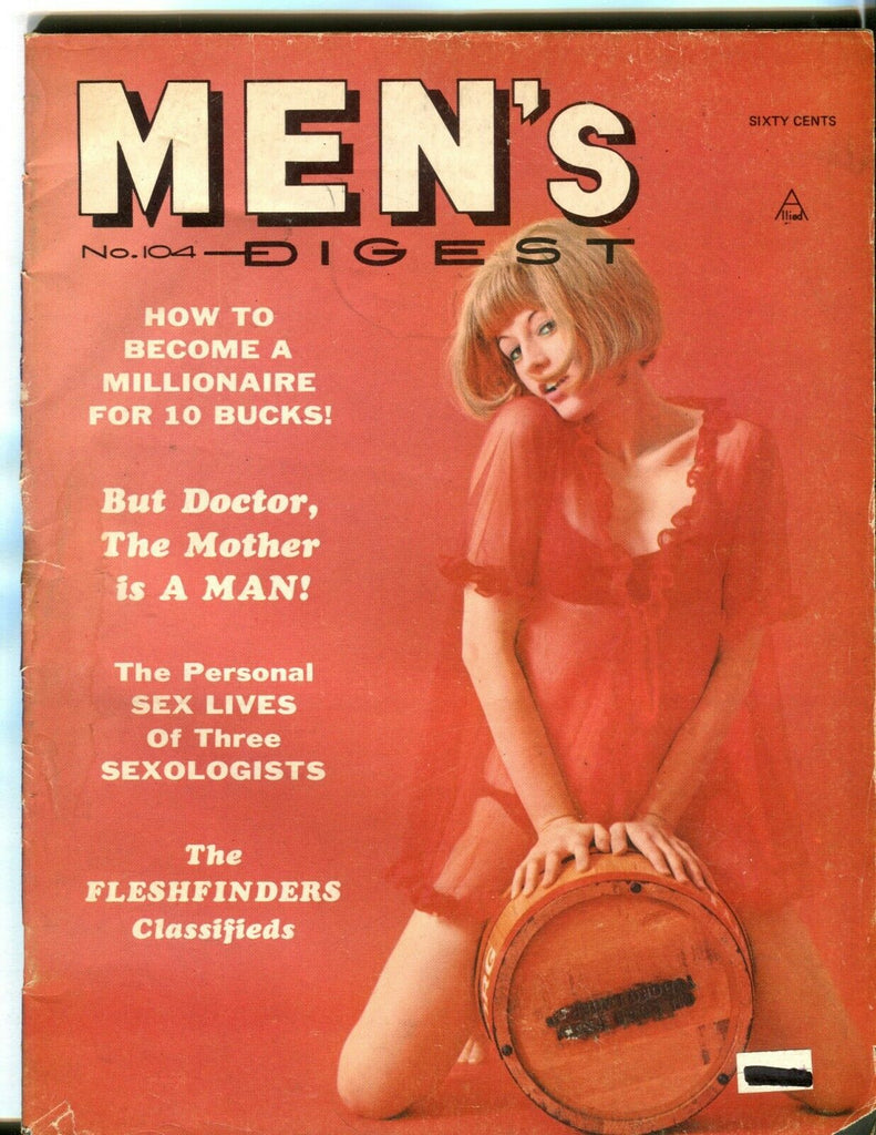 Men's Digest Magazine Cover Girl Valerie Parrott #104 July 1969 080219lm-ep