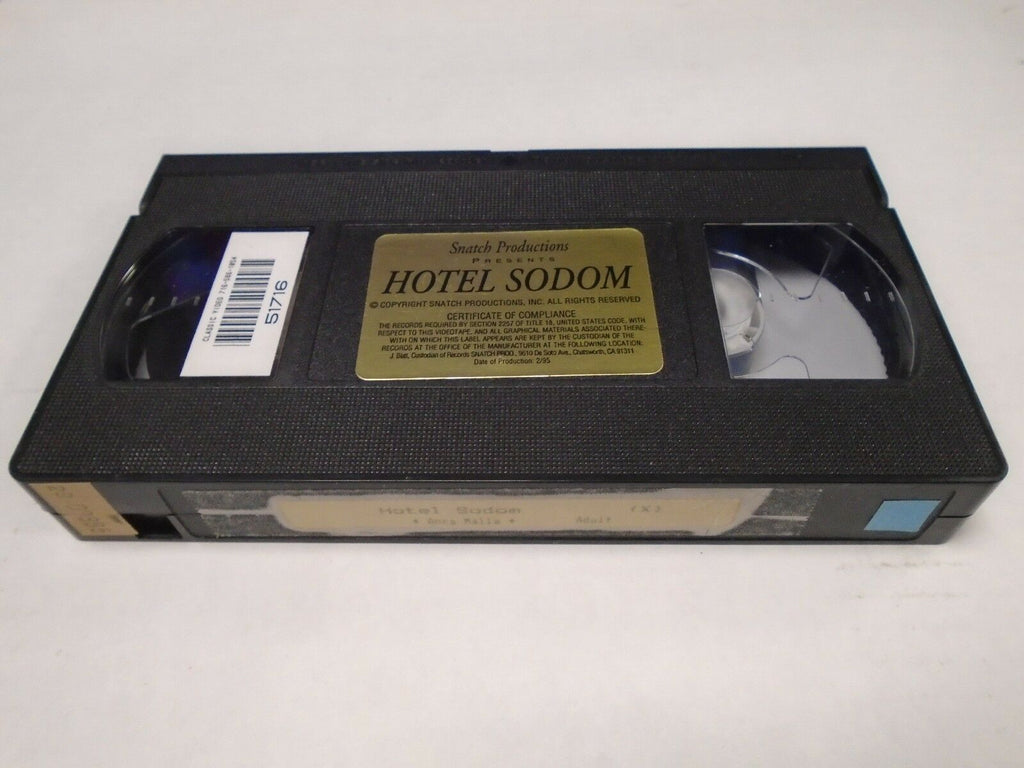 Hotel Sodom Anna Malle Tom Byron 1994 Adult VHS 012319AMP