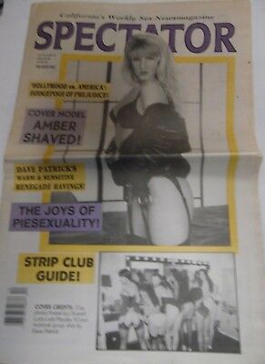 Spectator California Sex Newspaper Amber Shaved! #755 1993 082118lm-ep2