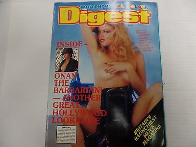 Whitehouse Digest Busty Adult Magazine Onan #34 ex 020116lm-ep3