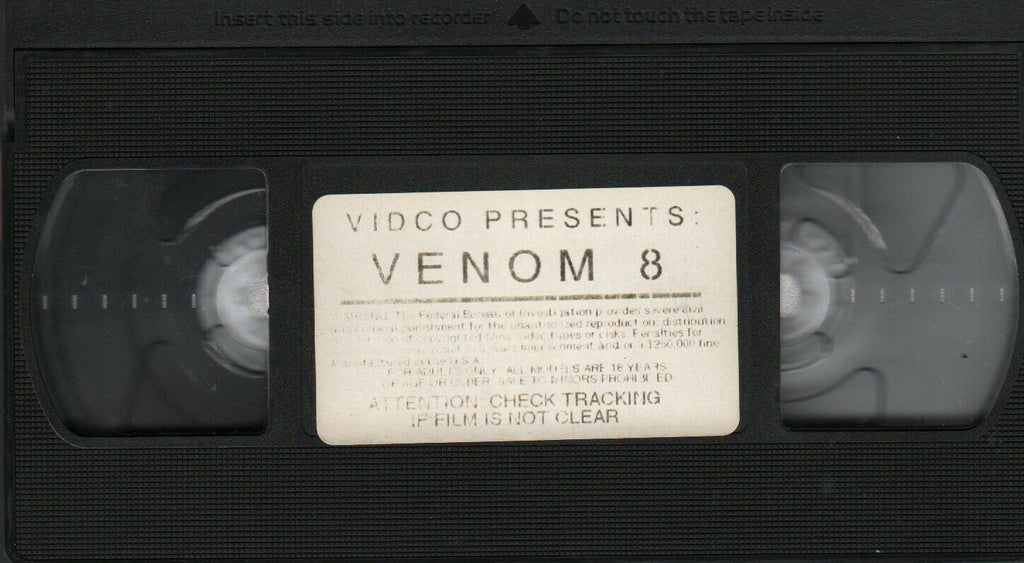 Venom 8 Vidco 1997 Kaitlyn Ashley Nyrobi Knight Adult VHS 021720AMP