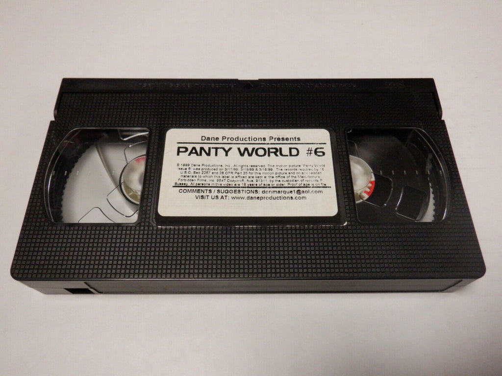 Panty World #6 Dane Productions 1999 Adult VHS 123019AMP2
