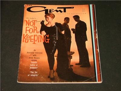 Gent Adult Men's Magazine  The Lady Is Not For Keeping     April 1962  040326lmp