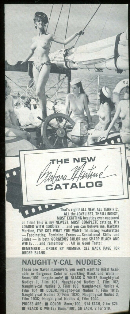 Barbara Martine Film Catalog 1970's 100719lm-ep