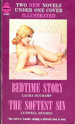 Bedtime Story / The Softest Sin Double Novel /1965 Midwood 042614lm-epa