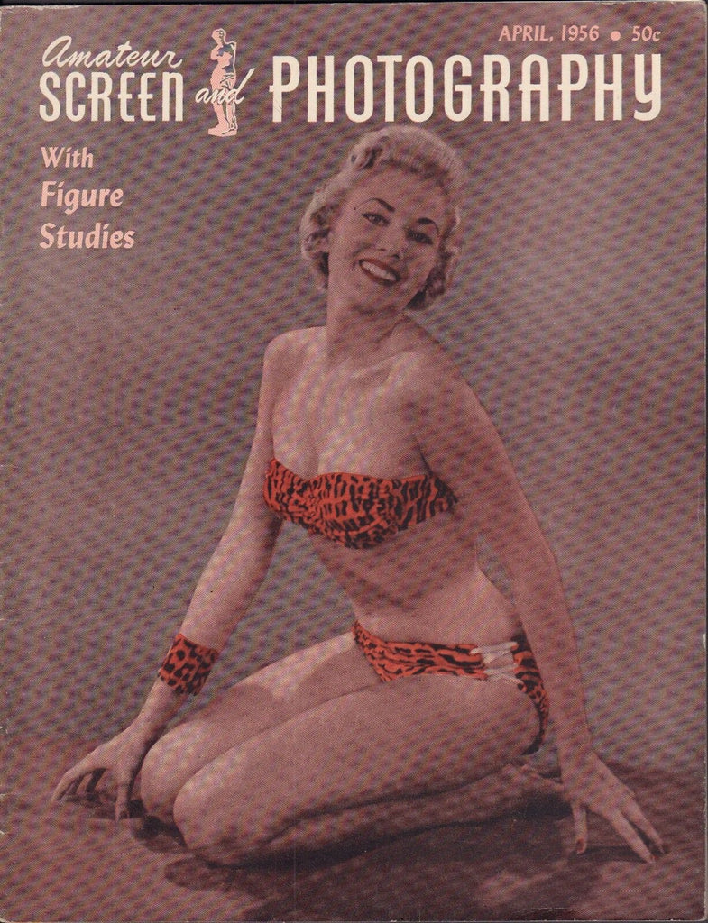 Amateur Screen And Photography April 1956 Vintage Pin-ups EX 110916DBE