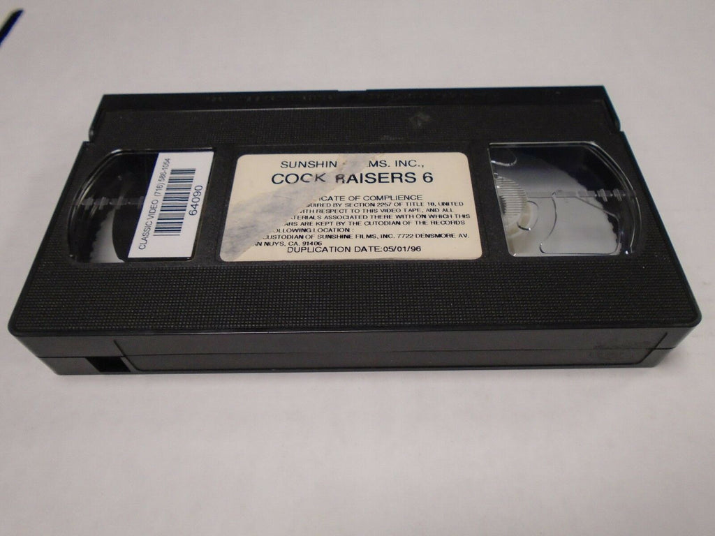 Cock Raisers 6 Sunshine Films Adult VHS 011119AMP