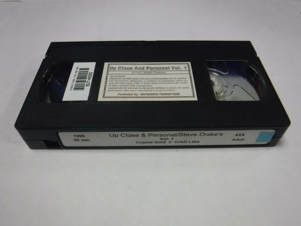 Up Close & Personal Vol #1 Crystal Gold Cristi Lake 1995 Adult VHS 123118AMP2