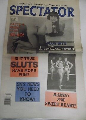 Spectator California Sex Newspaper Jo-Jo #746 1993 082318lm-ep