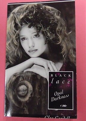 Black Lace- Opal Darkness Adult Novel 1995 by Cleo Cordell 102313lm-epa
