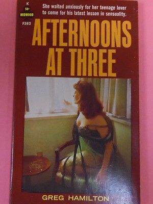 Afternoons At Three Novel by Greg Hamilton 1964 by Midwood 073113lm-epa