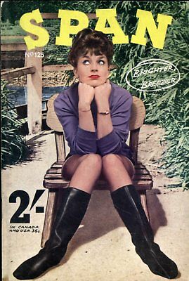 Span Pin-Up Girls Digest Susan Douglas #125 1960's 122817lm-ep