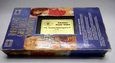 Amateur Extravaganza Busty Adult VHS Tape #7 4hrs XXX vg 031614lm-ep