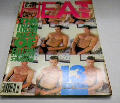 Heat Gay Adult Magazine Brad Phillips July 1989 vg 040814lm-ep