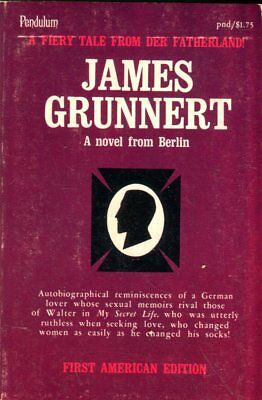 James Grunnert Novel From Berlin 1968 1st Edition Pendulum Book 042514lm-epa