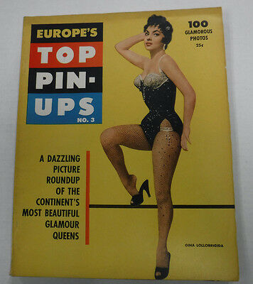 Europe's Top Pin-Ups Adult Magazine Sophia Loren #3 1950's 090815lm-ep