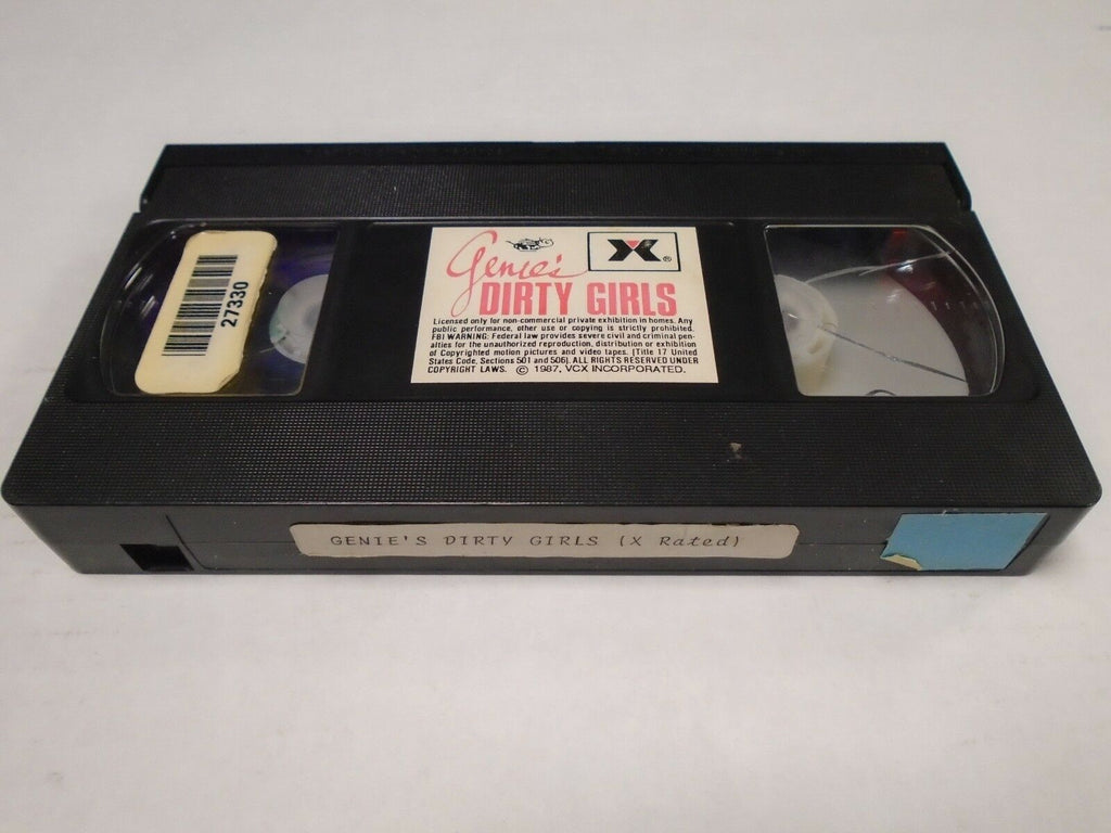 Genie's Dirty Girls Buffy Davis Kari Foxx Peter North 1987 Adult VHS 012419AMP3