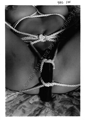 Adult Photo 1990s B&W 5x7 Bondage Queen Ashley Renee Bound & Dominated 58WE