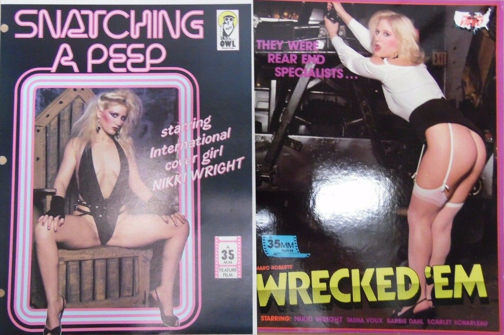 Nikki Wright Adult Vintage Add Slicks Lot of 2 083017DBEP