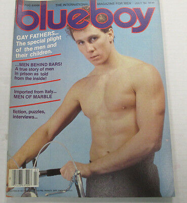 Blueboy Gay Adult Magazine Barry Sandler July 1982 vg 101814lm-ep