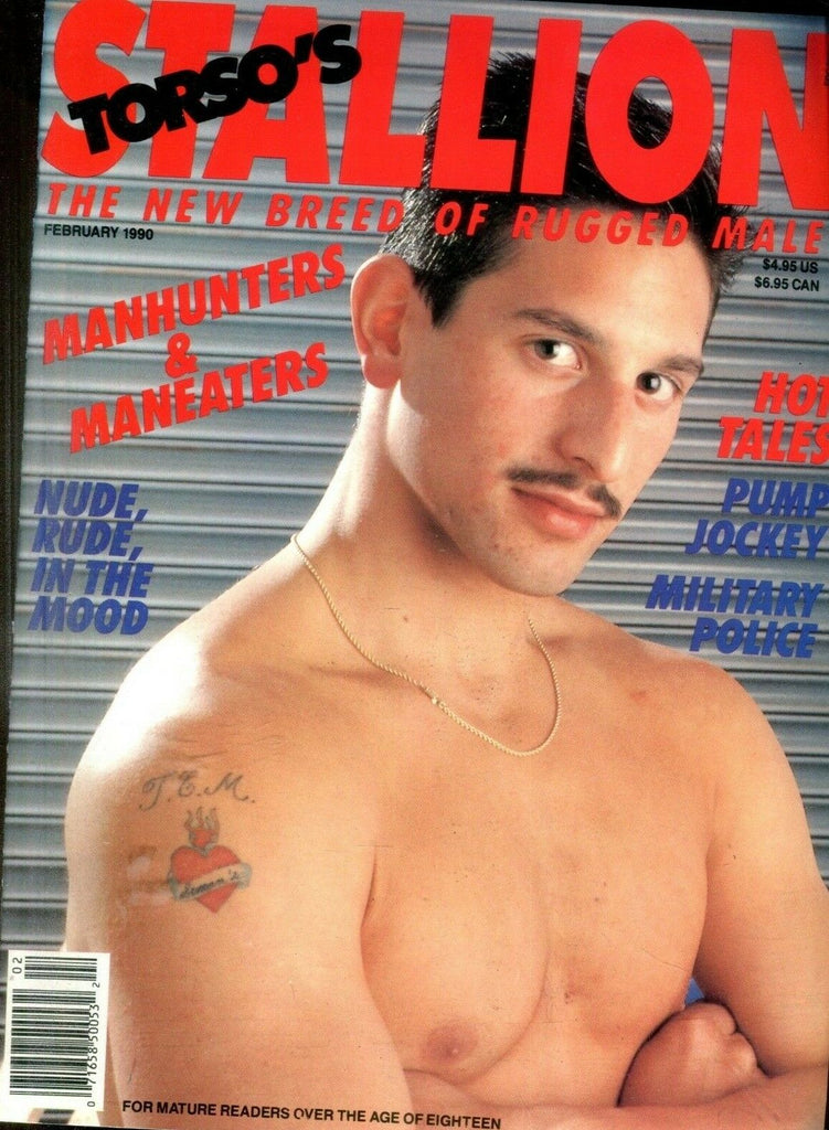 Stallion Gay Magazine Manhunters & Maneatters February 1990 012419lm-ep