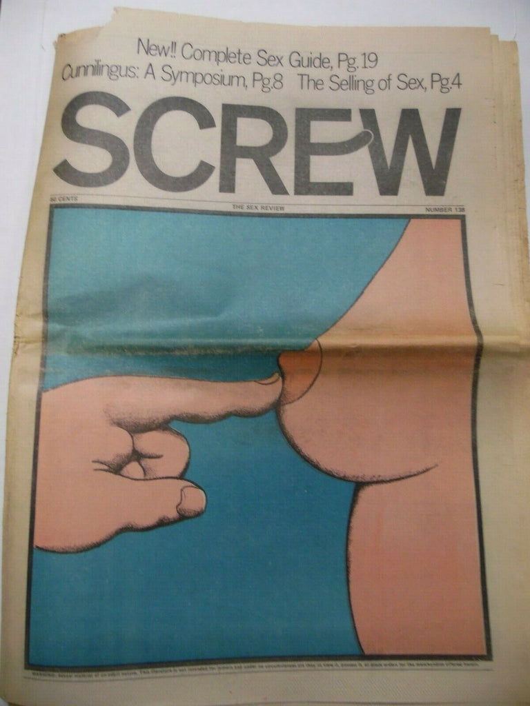 Screw Newspaper Complete Sex Guide #138 1971 040719lm-ep