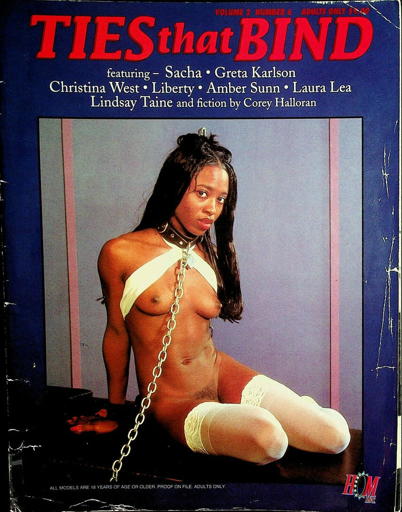 Ties That Bind Bondage Magazine Sacha/ Greta Karlson vol.2 #6 1994 123020lm-ep