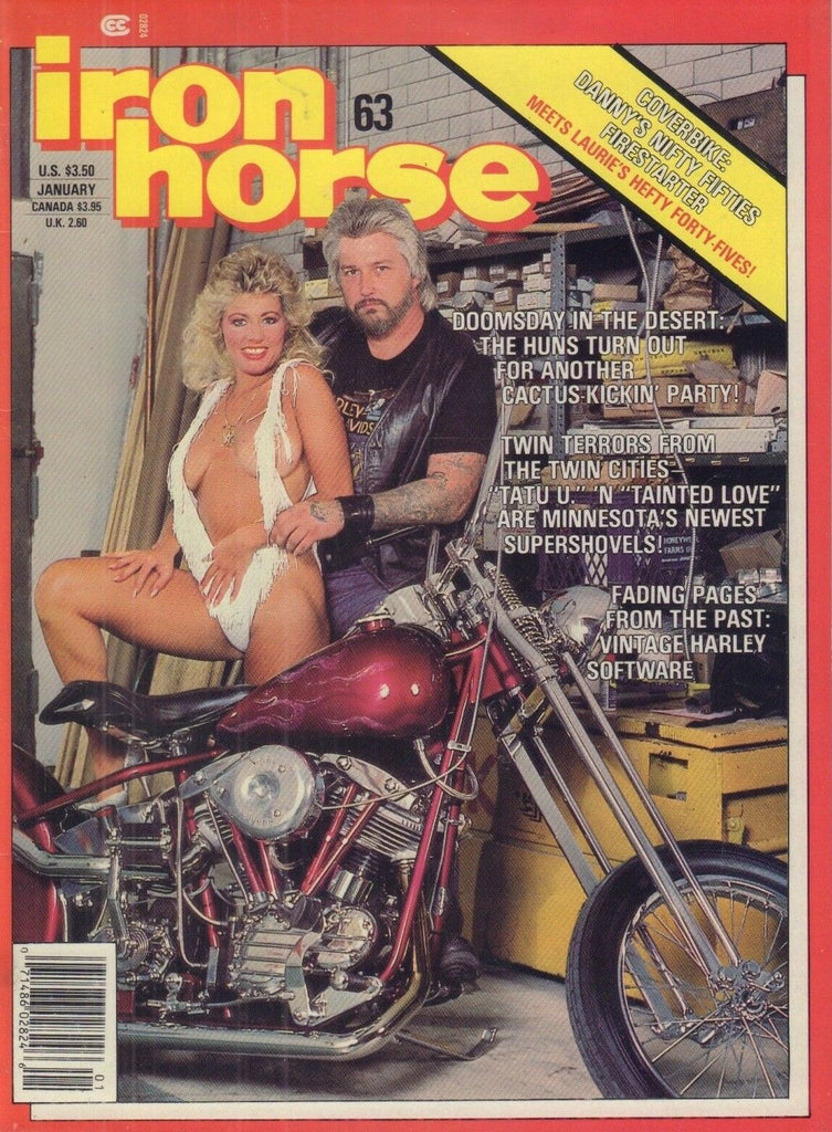 Iron Horse Adult Motorcycle Magazine Doomsday January No.63 051518REP