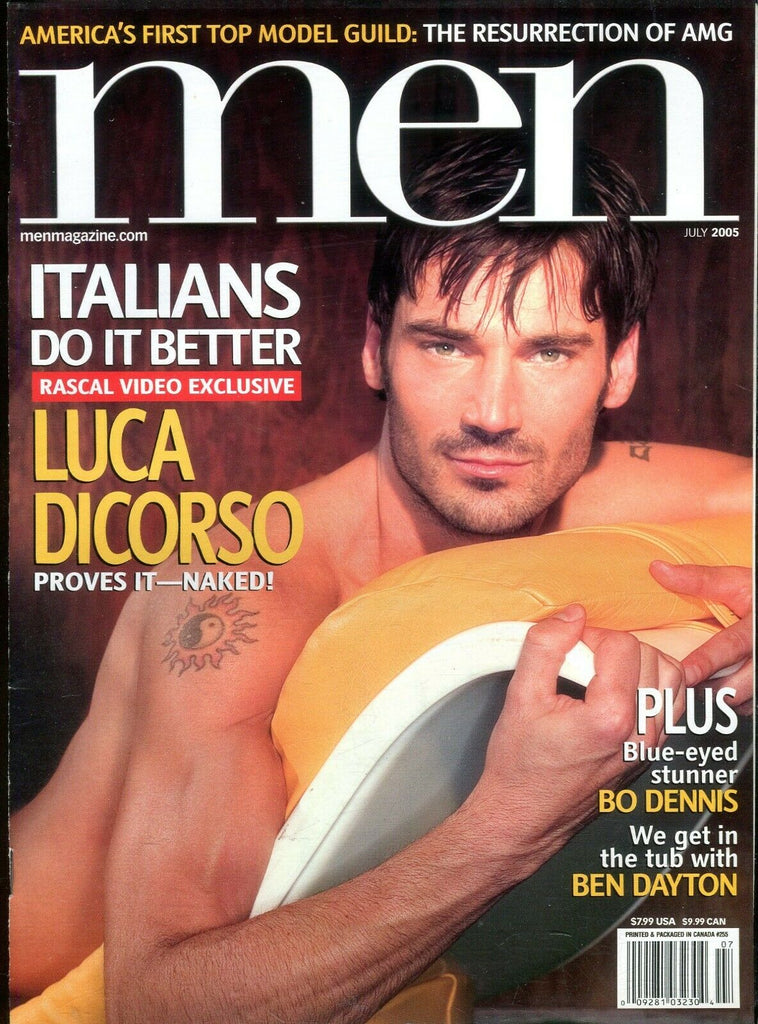 Men Gay Magazine Italian Luca Dicoso July 2005 101319lm-ep