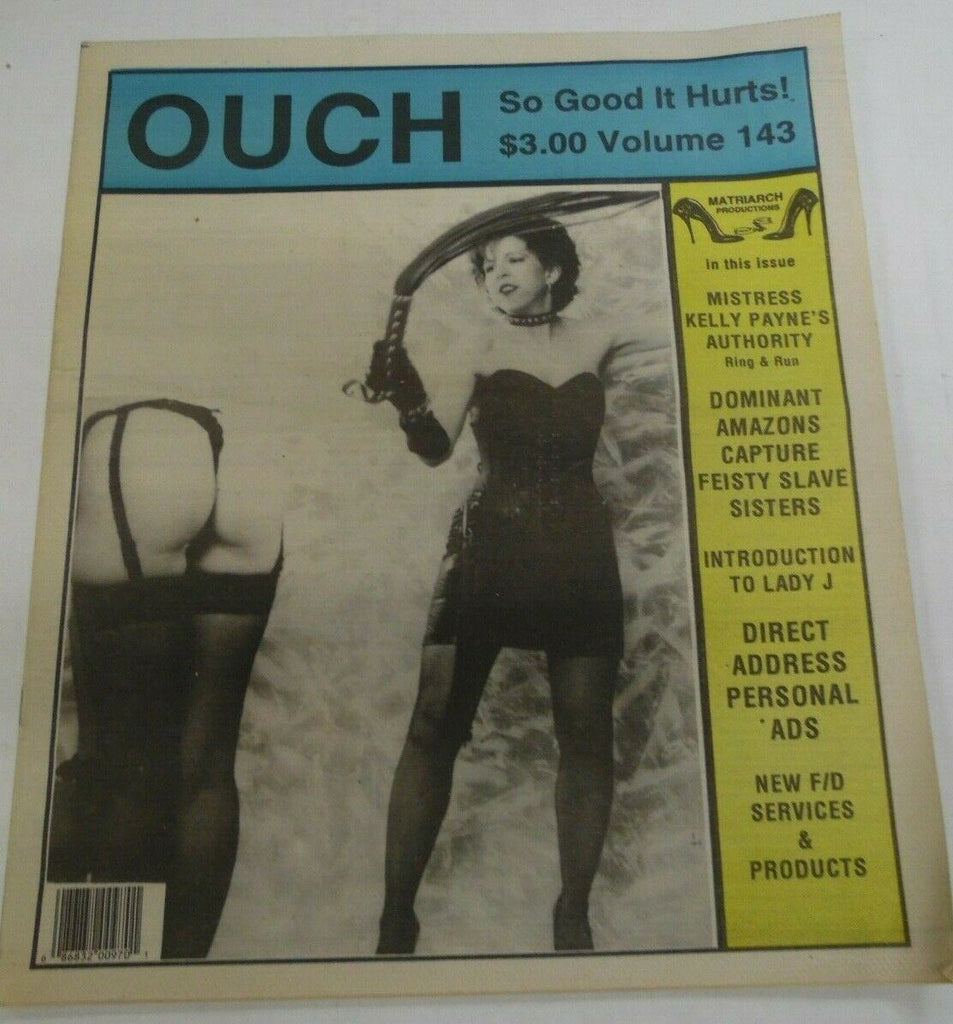 Ouch Newspaper Mistress Kelly Payne #143 1990's 121219lm-ep