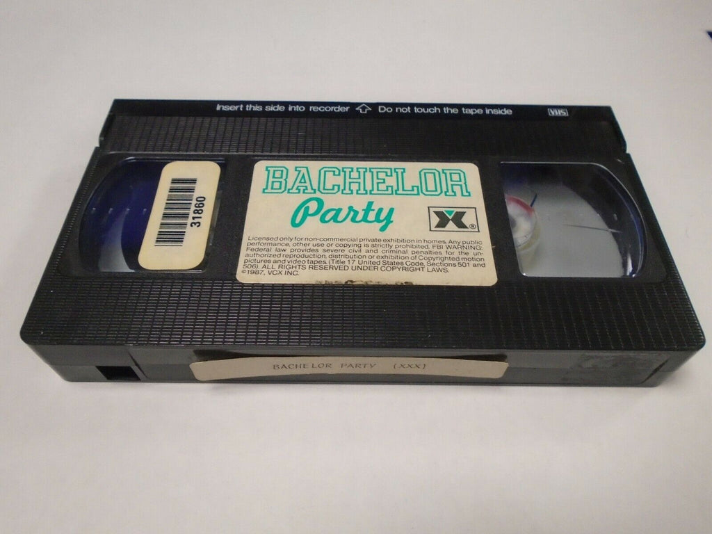 Bachelor Party Tina Loren Jeannie Pepper 1987 Adult VHS 032819AMP2