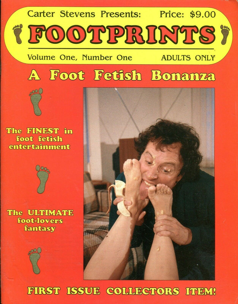 Footprints Magazine Foot Fetish Bonanza #1 1994 First Issue 070519lm-ep2