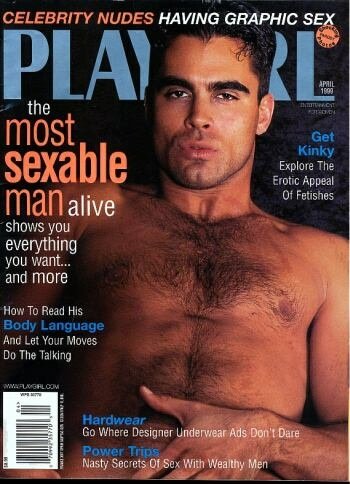 Playgirl Magazine April 1999 The Most Sexable Man Alive; GET KINKY—explore erotic appeal of fetishes; Celebrity NUDES