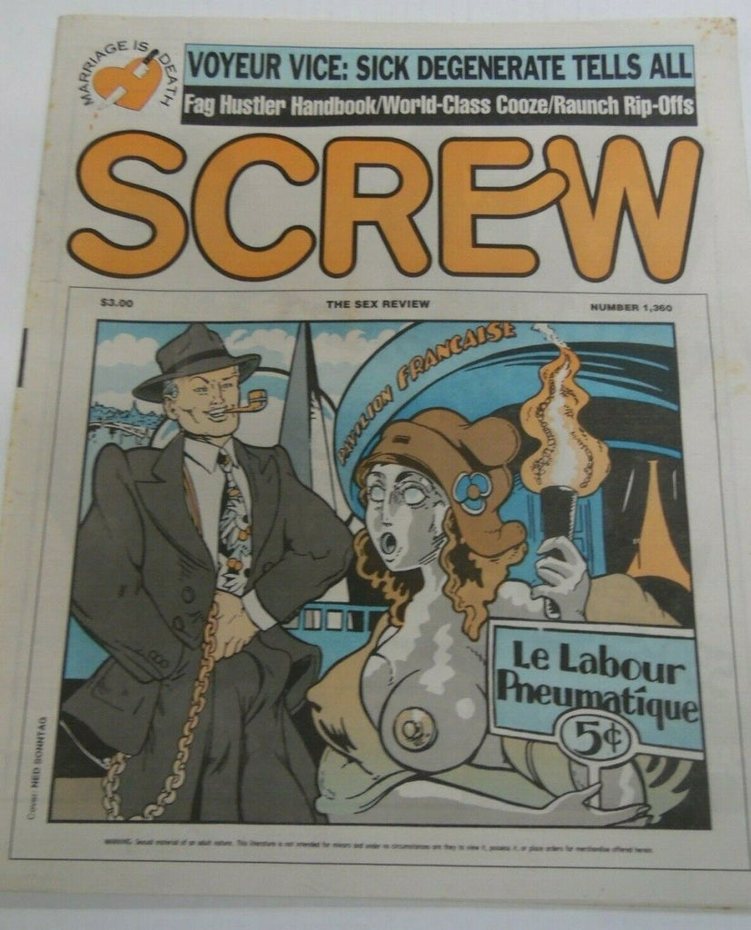 Screw Newspaper World-Class Cooze #1360 March 27, 1995 121419lm-ep2