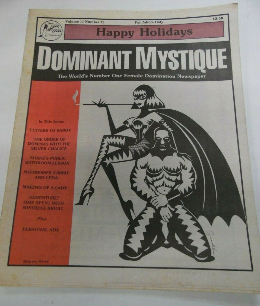 Dominant Mystique Newspaper Making Of A Lady vol.14 #13 1993 120719lm-ep