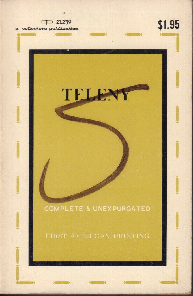Teleny Collectors Publication 1968 Adult Book 041318DBEP