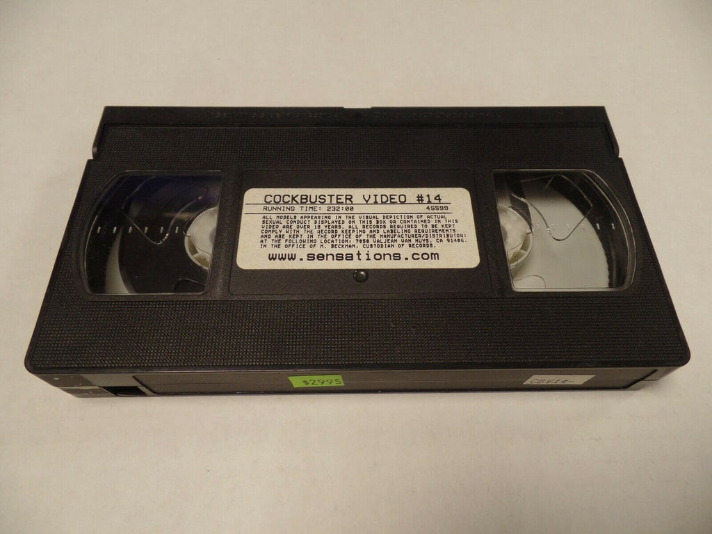 Cockbuster Video 14 232mins Adult VHS 052719AMP3