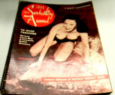 Sunbathing Annual Adult Nudist Magazine 1955 vg 121413lm-ep
