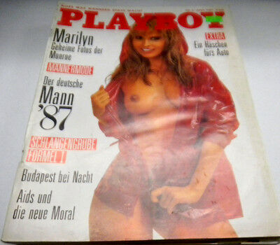 Playboy International Adult Magazine Marilyn April 1987 vg 031014lm-ep