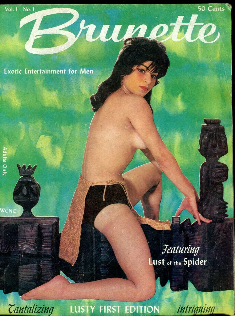 Brunette Magazine Lusty First Edition #1 1961 070319lm-ep - Used