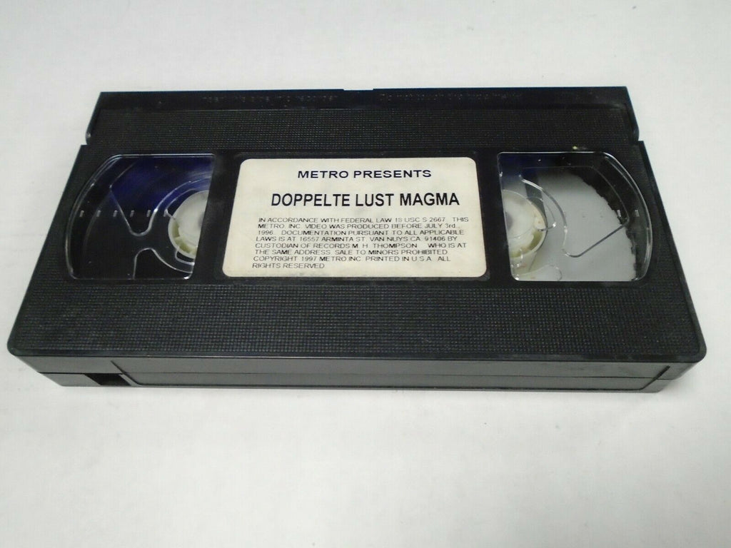 Doppelte Lust Magma Metro Video 1997 Adult VHS 032019AMP