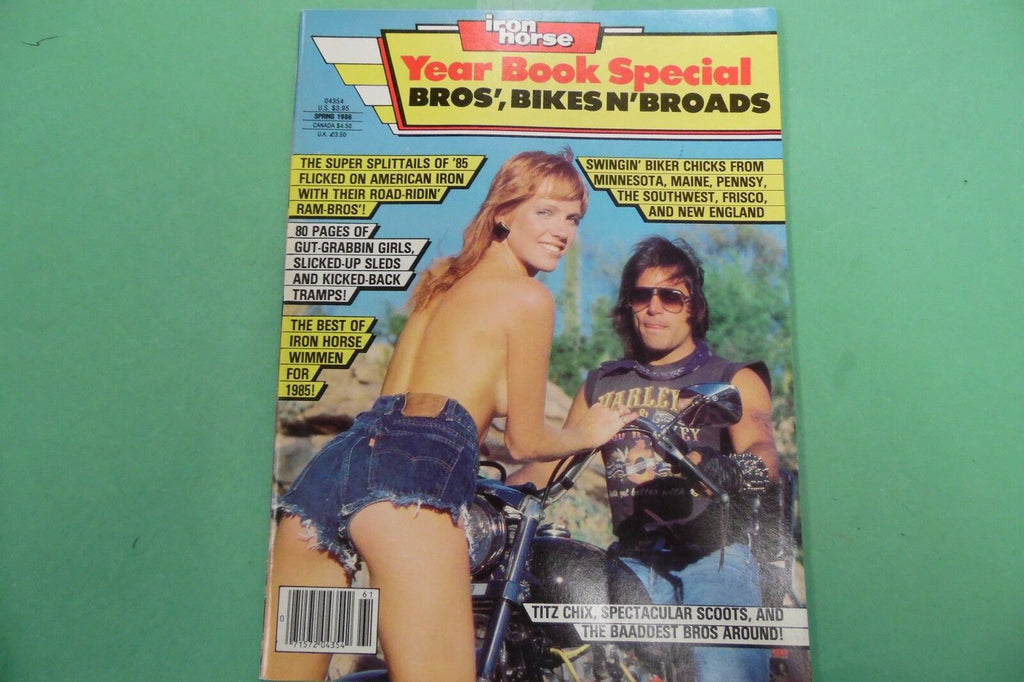 Iron Horse Year Book Magazine Bro's, Bikes N' Broads Spring 1986 102816lm-ep2